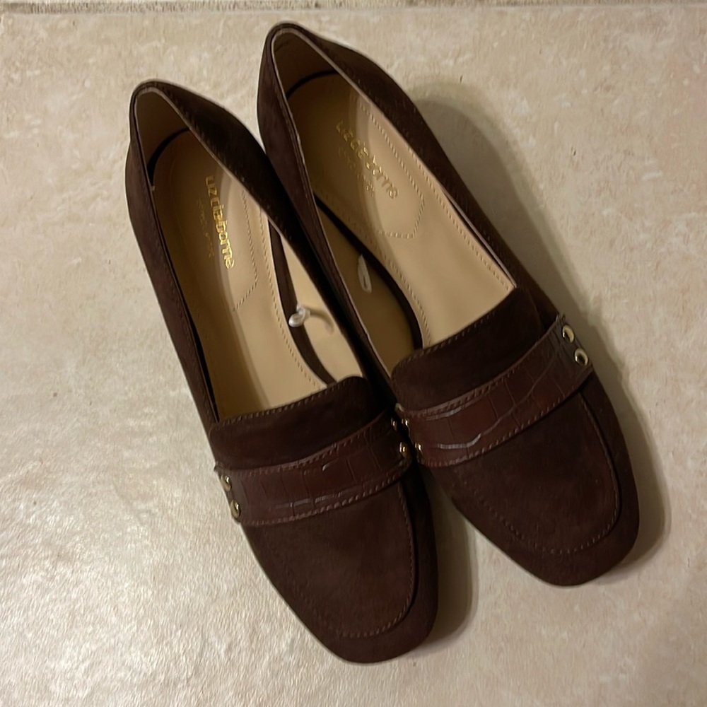 Liz Claiborne Refined Comfort Suede Loafer Heels